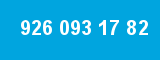 926 093 17 82 926 093 17 82